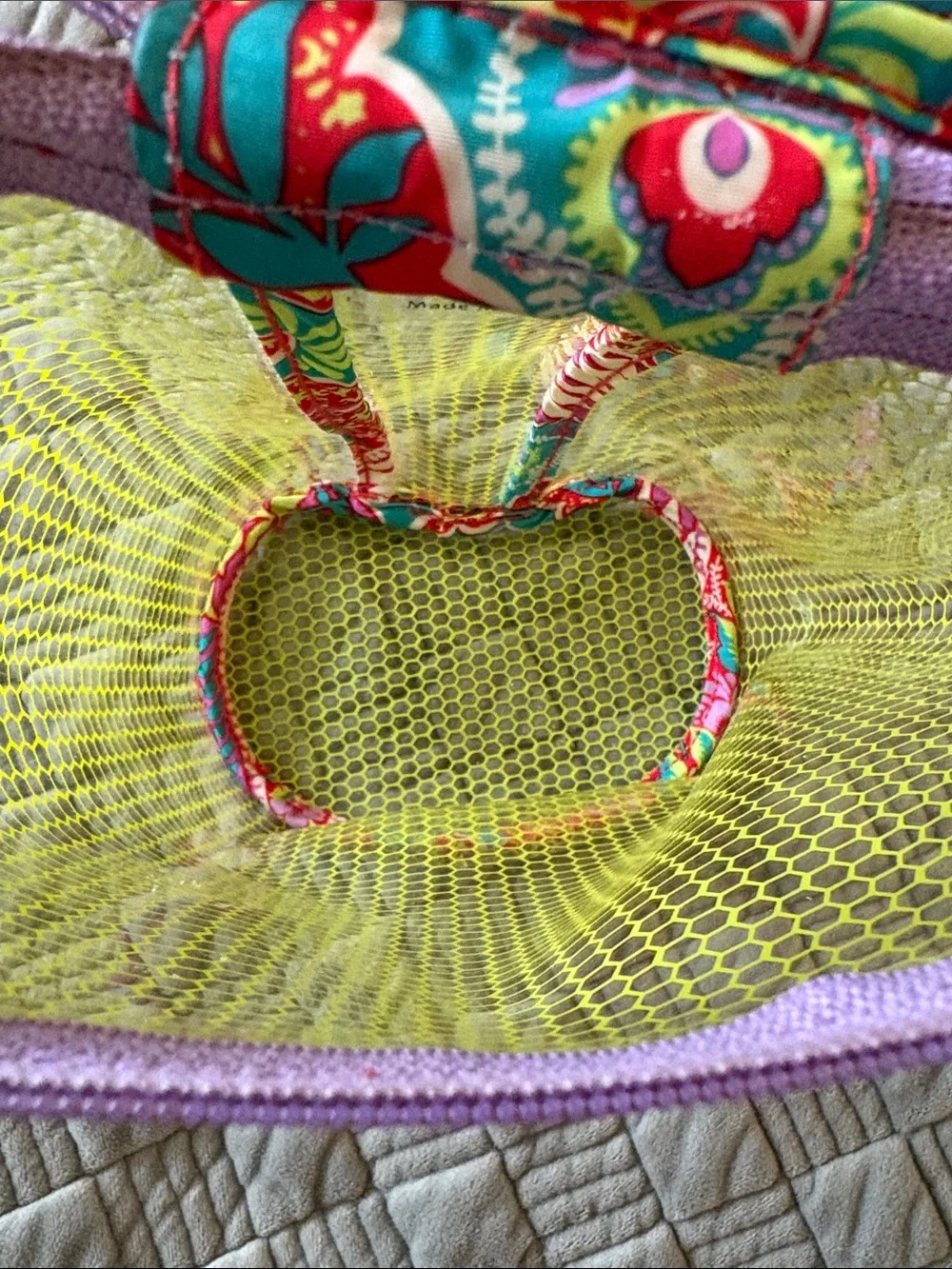 Vera Bradley Clear Lotion Bag Cosmetic Travel Paisley in Paradise